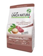 UNICA Natura Mono M-XL Gâsca și Orez hrană uscată monoproteică câini 12kg