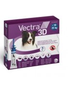 Vectra 3D spot-on solutie antiparazitara caini spot-on soluție antiparazitară câini 10-25 kg 3 pipete