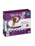 Vectra 3D spot-on solutie antiparazitara caini spot-on soluție antiparazitară câini 4 -10 kg 3 pipete