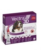Vectra 3D spot-on solutie antiparazitara caini spot-on soluție antiparazitară câini +40 kg 3 pipete