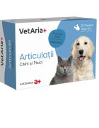 VETARIA+ Articulatii supliment sistem articular câini și pisici Pui capsule Articulatii XS-XL supliment sistem articular câini și pisici Pui cutie 30 capsule