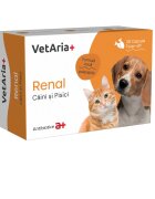 VETARIA+ Renal supliment sistem renal câini și pisici Pui capsule Renal XS-XL supliment sistem renal câini și pisici Pui cutie 30 capsule
