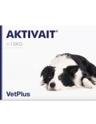 Vetplus Aktivait Medium & Large Breed supliment sistem nervos & calmante câini comprimate Aktivait Medium & Large Breed M-XL supliment sistem nervos & calmante câini cutie 60 comprimate