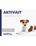 Vetplus Aktivait Small Breed supliment sistem nervos & calmante câini senior comprimate Aktivait Small Breed XS-S supliment sistem nervos & calmante câini senior cutie 60 comprimate