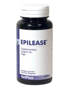 Vetplus Epilease 1000mg supliment sistem nervos & calmante câini capsule Epilease 100mg XS-XL supliment sistem nervos & calmante câini cutie 60 capsule
