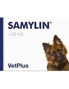 Vetplus Samylin Large Breed supliment sistem hepatic câini comprimate Samylin Large Breed L-XL supliment sistem hepatic câini cutie 30 comprimate