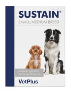 Vetplus Sustain Small & Medium Breed supliment sistem digestiv & probiotice sistem imunitar câini pudră Sustain Small & Medium Breed XS-M supliment sistem digestiv & probiotice sistem imunitar câini plic 2.7g x 30buc pudră