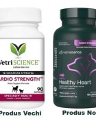 VETRISCIENCE Omega Healthy Heart supliment sistem cardio-vascular câini capsule Omega Healthy Heart XS-XL supliment sistem cardio-vascular câini flacon 90 capsule