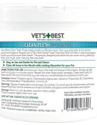 Vet's Best Clean Teeth Finger șervețele igienă orală câini anti-tartru împrospătarea respirației Mentă cutie 50buc