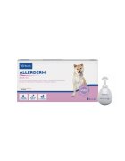 Virbac Allerderm Spot On M-XL tratament adjuvant pipete câini piele & blană alergii 4mlx6buc Allerderm Spot-On Medium & Large M-XL tratament adjuvant pipete câini piele sensibilă calmant cutie 4mlx6buc