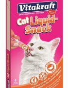 Vitakraft Snack Cat Liquid Rata si Beta Glucan 6x15 g