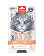 WANPY Creamy Digestive Health Somon și Pui punguță recompense funcționale pisici sistem digestiv (piure) 70g