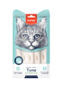 WANPY Creamy Treat Ton și Cod punguță recompense pisici (piure) 350g