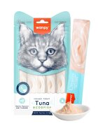 WANPY Creamy Treat Ton și Cod punguță recompense pisici (piure) 70g