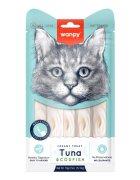 WANPY Creamy Treat Ton și Cod punguță recompense pisici (piure) 70g