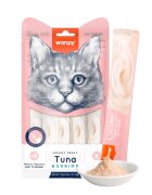 WANPY Creamy Treat Ton și Creveți punguță recompense pisici (piure) 70g