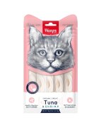 WANPY Creamy Treat Ton și Somon punguță recompense pisici (piure) 350g