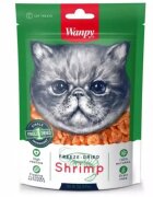 WANPY Freeze Dried Creveți punguță recompense monoproteice pisici 20g