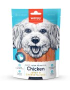 WANPY Jerky & Cheese Slices XS-M Pui și Brânză punguță recompense câini (carne uscată) 70g Jerky & Cheese Slices XS-M Pui și Brânză punguță recompense câini (carne uscată) 70g