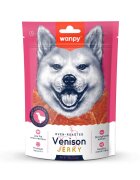 WANPY Jerky XS-XL Vânat punguță recompense fără cereale câini 100g