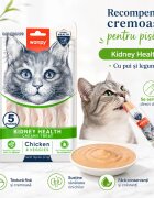 WANPY Kidney Health Creamy Treat Pui și Legume punguță recompense funcționale pisici sistem renal (piure) 70g