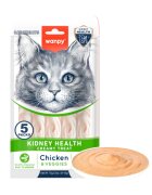 WANPY Kidney Health Creamy Treat Pui și Legume punguță recompense funcționale pisici sistem renal (piure) 70g