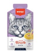 WANPY Meat Broth Rață plic hrană umedă pisici (supă) 50g