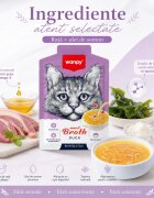 WANPY Meat Broth Rață plic hrană umedă pisici (supă) 50g