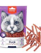 WANPY Soft Jerky Strips Rață punguță recompense pisici 80g