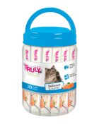 WANPY Truly Creamy Lickable Treat Somon și Cod flacon recompense fără cereale pisici (piure) 420g