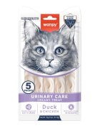 WANPY Urinary Care Creamy Treats Rață și Pui punguță recompense funcționale pisici sistem urinar (piure) 70g