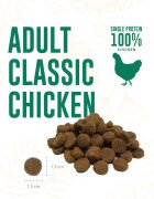 WEEGO Classic Chicken XS-XL Pui hrană uscată monoproteică fără cereale câini 10kg