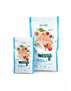 WEEGO Puppy & Junior XS-XL Pui și Rodie hrană uscată câini junior 3kg
