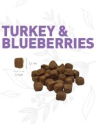 WEEGO Senior & Light Recipe XS-XL Curcan și afine hrană uscată câini senior obezitate 12kg