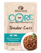 Wellness Core Cat Tender Cuts cu Pui si Somon in Sos 85 g