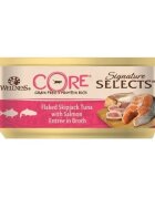 Wellness Core Hrana Umeda Signature Select cu Ton si Somon in Supa 79 g