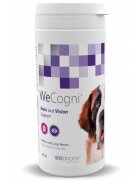 Wepharm WeCogni supliment sistem nervos & calmante oftalmic câini senior pudră WeCogni XS-XL supliment sistem nervos & calmante oftalmic câini și pisici senior flacon 180g pudră
