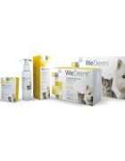Wepharm WeDerm supliment piele & blană câini suspensie orală WeDerm XS-XL supliment piele & blană câini și pisici flacon cu aplicator 100ml suspensie orală