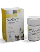 Wepharm WeDerm supliment piele & blană câini suspensie orală WeDerm XS-XL supliment piele & blană câini și pisici flacon cu aplicator 30ml suspensie orală