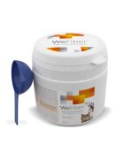 Wepharm WeFiber supliment sistem digestiv câini pudră WeFiber XS-XL supliment sistem digestiv câini flacon 225g pudră