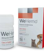 Wepharm WeHemo supliment sistem cardio-vascular câini suspensie orală WeHemo XS-XL supliment sistem cardio-vascular câini și pisici seringă gradată 30ml suspensie orală