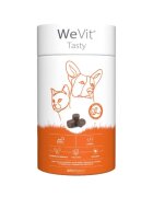 Wepharm WeVit Tasty supliment multivitamine câini comprimate masticabile WeVit Tasty XS-XL supliment multivitamine câini flacon 30 comprimate masticabile