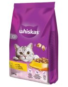 WHISKAS Adult Pui hrană uscată pisici 1.4kg