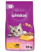 WHISKAS Adult Pui hrană uscată pisici 14kg