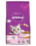 WHISKAS Adult Somon hrană uscată pisici 1.4kg