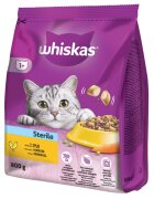 WHISKAS Adult Sterile Pui hrană uscată pisici 800g