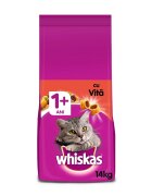 WHISKAS Adult Vită hrană uscată pisici 14kg