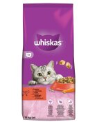 WHISKAS Adult Vită hrană uscată pisici 14kg