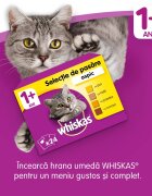 WHISKAS Adult Vită hrană uscată pisici 14kg