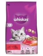 WHISKAS Adult Vită hrană uscată pisici 300g
